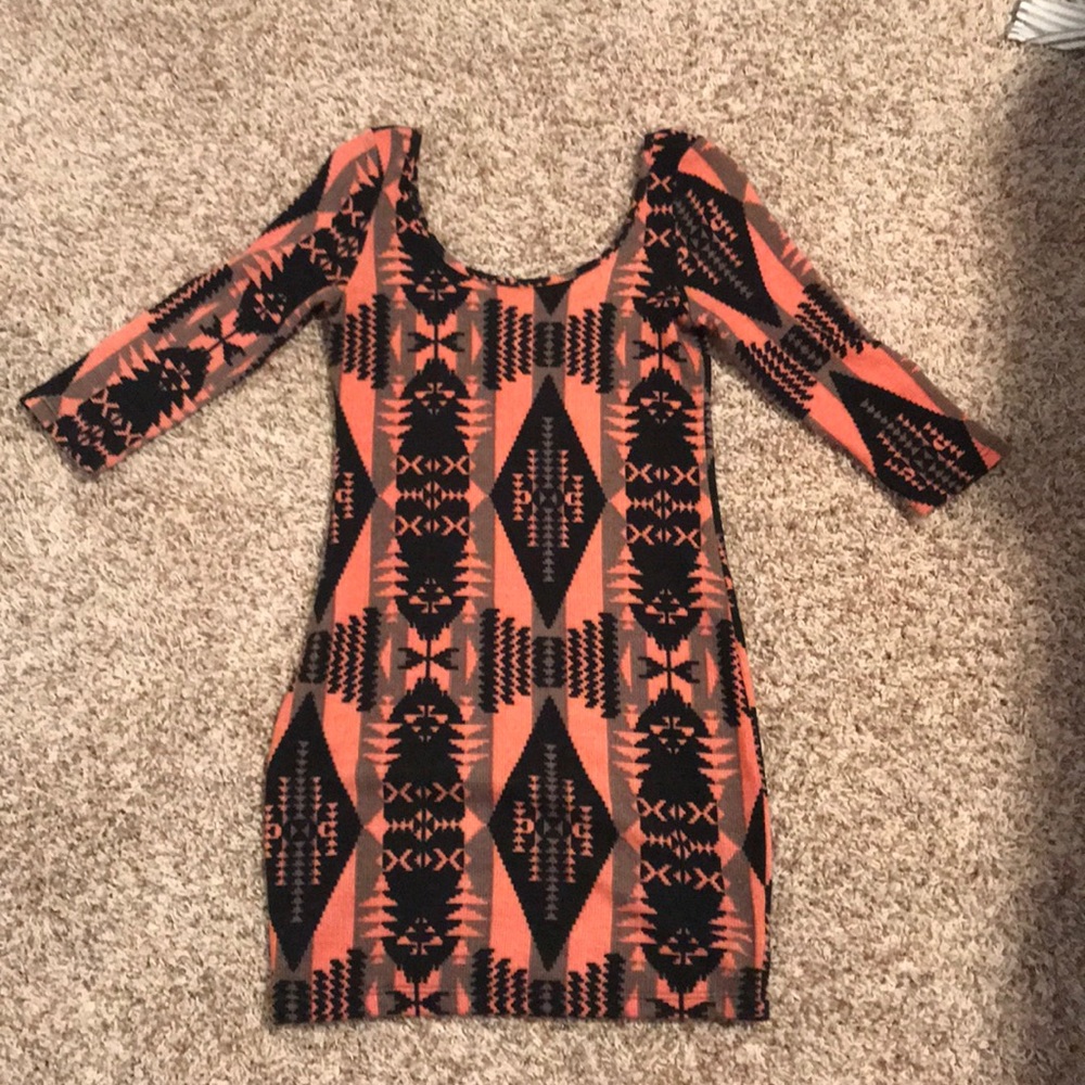 Knit body con dress